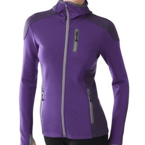 Smartwool TML Mid Full-Zip Hoodie Women's purple size medium